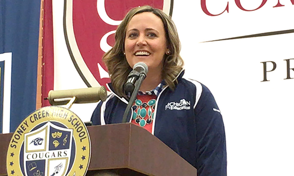 Cara Lougheed Named 2019-20 Michigan Teacher of the Year